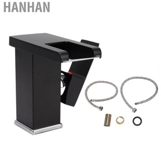 Hanhan Bathroom Vanity Sink Mixer Tap  Water Saving Bubbler Filtered Bathroom Sink Faucet Copper  for Hotel