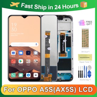 อะไหล่หน้าจอสัมผัส LCD A5s 6.2 นิ้ว สําหรับ Oppo A5s Oppo AX5s CPH1909 CPH1920