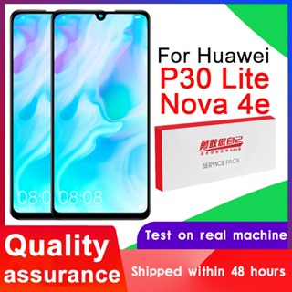 อะไหล่หน้าจอสัมผัสดิจิทัล LCD 1080x2312 พิกเซล แบบเปลี่ยน สําหรับ Huawei P30 Lite LCD Nova 4e MAR-LX1 LX2 AL01