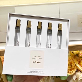 (10ml * 5) Chloe Paradise series test tube perfume sample set of five pieces Chloe kouyi Paradise Mulan Rose garden ชุดน้ําหอม พร้อมหัวฉีด 5X10 มล. สําหรับผู้หญิง