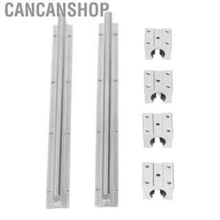 Cancanshop Guide Rail Slider Block Set  Wide Application Easy Installation 6Pcs Self Centering Fine Workmanship Strong Bearing Linear Motion Guide Rail  for Mining