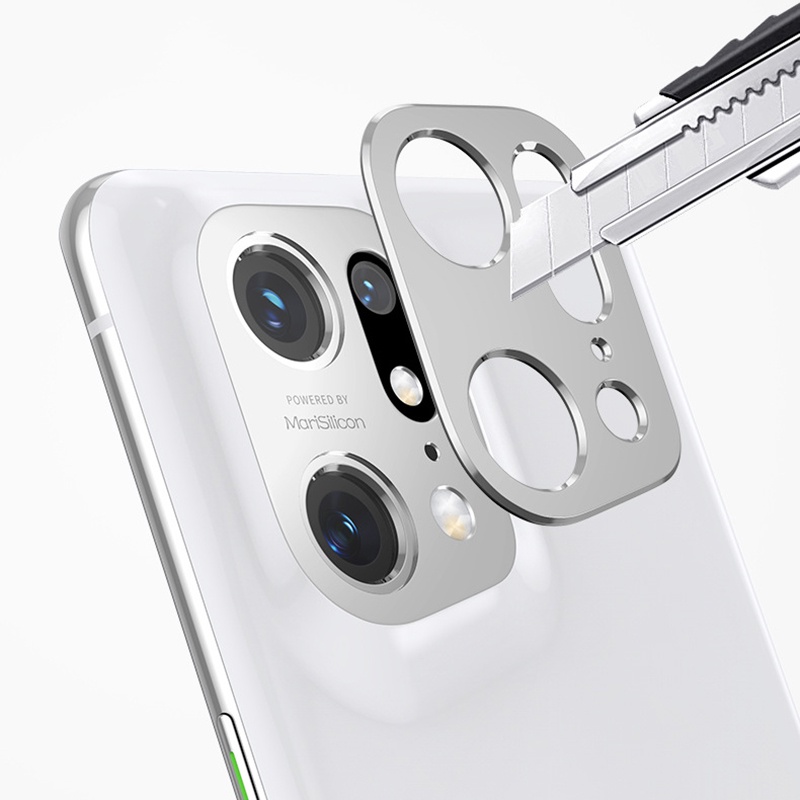 ฝาครอบเลนส์กล้องด้านหลัง สําหรับ OPPO Find X5 Pro X5Pro ด้านหลัง อลูมิเนียมอัลลอยด์ โลหะ ป้องกันกล้อง แหวนเลนส์ ฟิล์ม