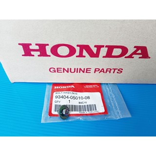 โบลต์พร้อมแหวนยึดกระจกแท้HONDA FORZA 300ปี2018,FORZA 350ปี2021-2023 อะไหล่แท้ศูนย์HONDA(93404-05010-08)1ชิ้น