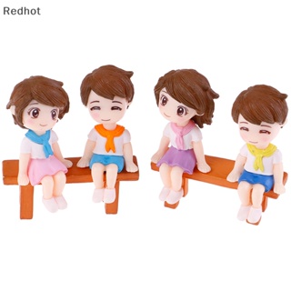 &lt;Redhot&gt; ฟิกเกอร์คู่รัก ขนาดเล็ก สําหรับตกแต่งสวน ภูมิทัศน์ ขนาดเล็ก DIY ลดราคา 1 ชุด