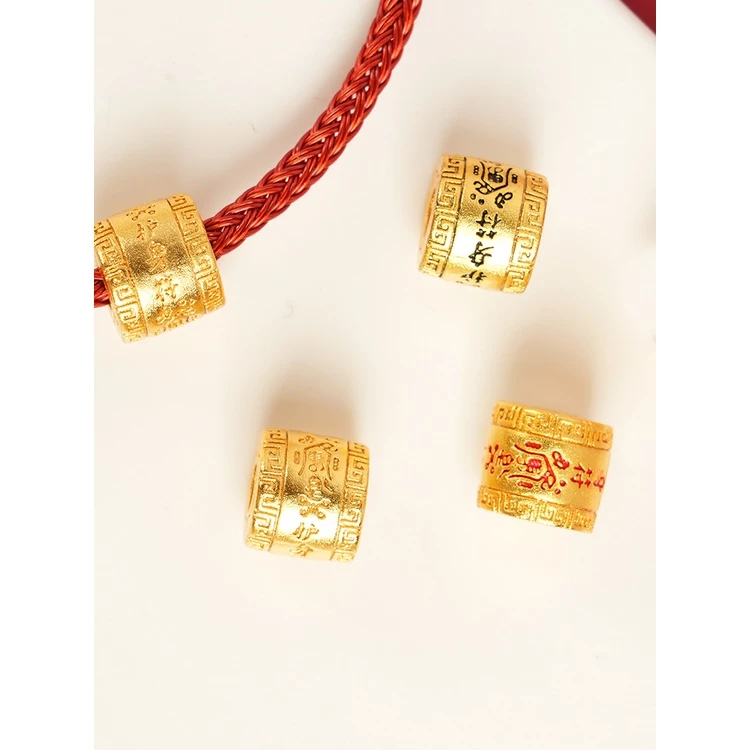 ลูกปัดทราย สีทอง ติดทนนาน อุปกรณ์เสริม สําหรับทําสร้อยข้อมือ diy thumbnail 5