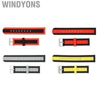 Windyons Adjustable Silicone Watch Strap  20mm Watchband Breathable Easy To Clean High Elastic  for Amazfit GTS 3 Watch