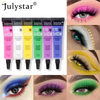 Julystar เมคอัพยุโรปและอเมริกา Matte Color Eye Shadow Cream เมคอัพเพื่อความงามกันน้ำและไม่เลอะเทอะทนทาน Liquid Paint Eye Makeup Eye Shadow 【doom】