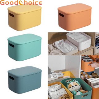 【Good】Storage Bin 1pcs 25.9x17.8x16cm Container Organizer Plastic With Cover【Ready Stock】