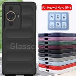 เคสโทรศัพท์มือถือ ซิลิโคนนิ่ม กันกระแทก ป้องกันกล้อง แฟชั่น สําหรับ Huawei Nova 11 Pro 11i 11Pro Nova11i Nova11Pro 2023