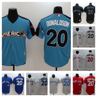 MLB Toronto Blue Jays Josh Donaldson เสื้อยืดเบสบอลบุรุษ