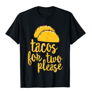 เสื้อยืด ผ้าฝ้าย แขนสั้น พิมพ์ลาย Taco Tacos ขนาดใหญ่ สําหรับผู้ชายตั้งครรภ์ 4XL 5XL 6XL