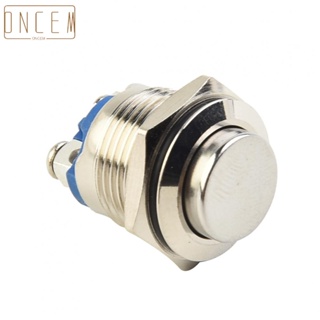 【ONCEMOREAGAIN】Button Switch 3~220V LP66 Nickel-Plated Brass Normally Open Shockproof