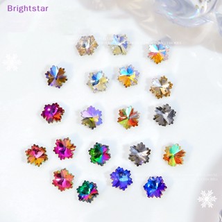 Brightstar พลอยเทียม 3D สําหรับตกแต่งเล็บ DIY 10 ชิ้น