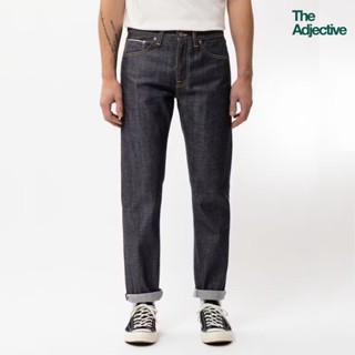 Nudie Jeans/ Gritty Jackson-Snake Eyes Selvage/ กางเกงยีนส์ผู้ชาย ผ้าริมญี่ปุ่นรุ่นพิเศษ นูดี้แท้ ทรงกระบอกกลาง ใส่สวย