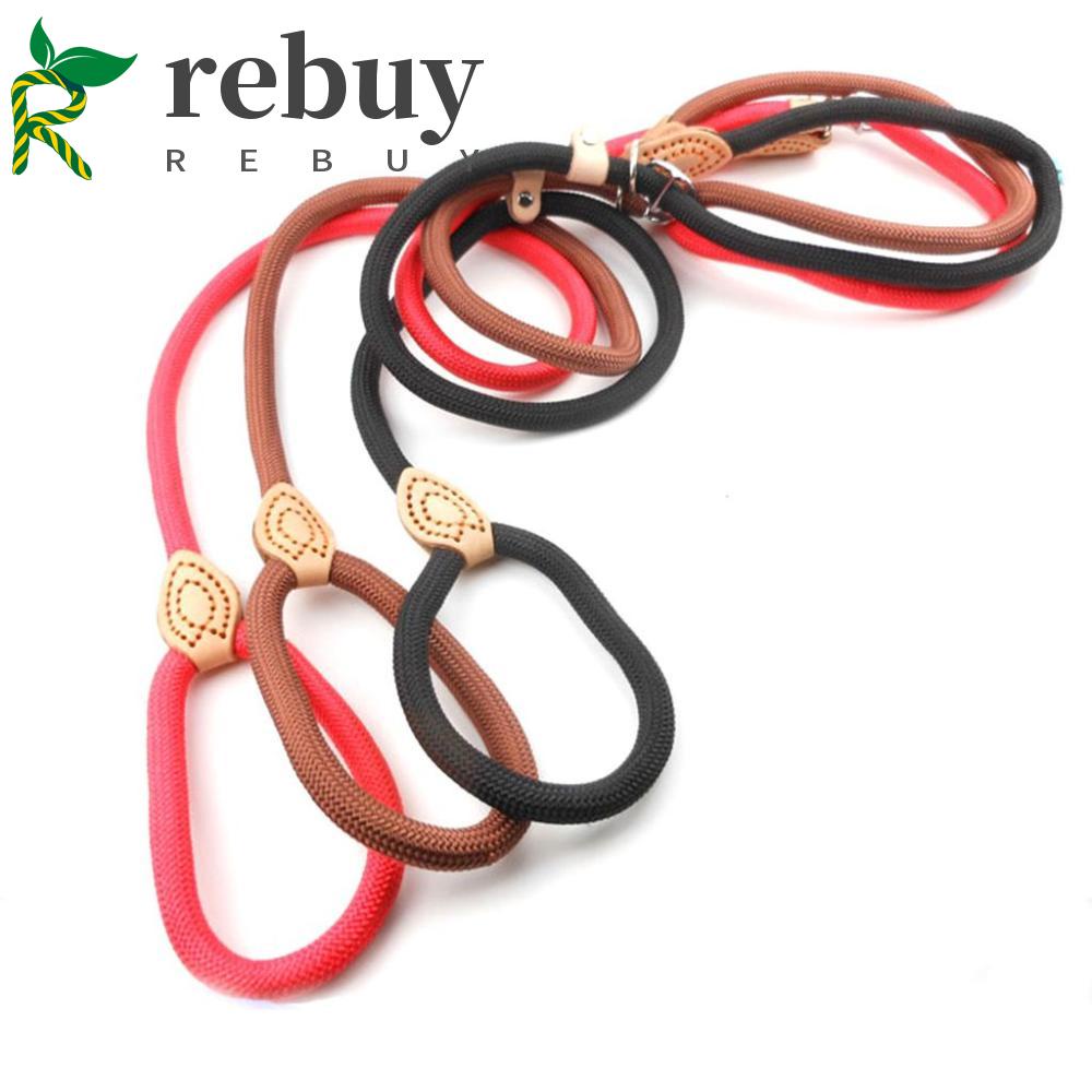ซื้อใหม่ สายจูงสุนัข 1.5 / 1.8 ม. ไนลอน แข็งแรง ลูกสุนัข เชือก สีพื้น อุปกรณ์ฝึกสุนัข ทนทาน