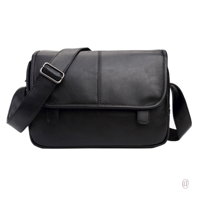 กระเป๋าสะพายไหล่ สะพายข้าง หนัง PU กันน้ํา สไตล์ใหม่ ผู้ชายกระเป๋า Crossbody