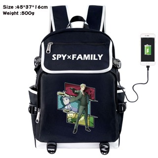 Spy×family Yor Forger กระเป๋าเดินทาง ผ้าแคนวาส มีซิป ความจุเยอะ ลายการ์ตูน เหมาะกับของขวัญ สําหรับนักเรียน วัยรุ่น