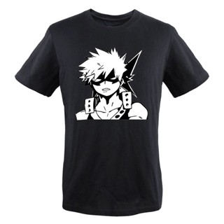 เสื้อยืดแขนสั้น พิมพ์ลายกราฟฟิค My Hero Academia Bakugou แฟชั่นฤดูร้อน สไตล์ฮาราจูกุ สําหรับผู้ชาย 2023