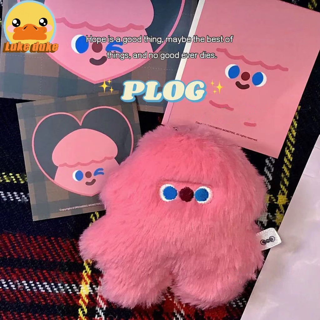 พร้อมส่ง มีลายสี พวงกุญแจตุ๊กตา พวงกุญแจห้อยกระเป๋า LUMIN จี้พวงกุญแจตุ๊กตายัดไส้สําหรับห้อยตกแต่ง