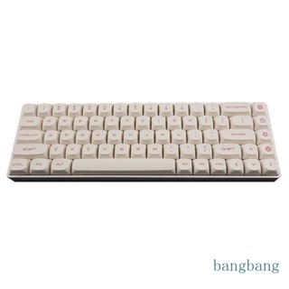 Bang ปุ่มกดคีย์บอร์ด 126 คีย์ PBT DYE-SUB สําหรับ Gk61 64 68 84 104 108