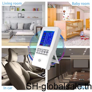 【Global】หน้าจอมอนิเตอร์ดิจิทัล Lcd PM2 5 PM10 Formaldehyde HCHO TVOC CO2