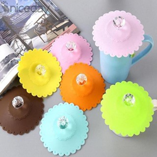 #NICEDAY-Lid Colorful Diamond Handle Diamond Lid Durable Kitchen Supplies Leak Proof