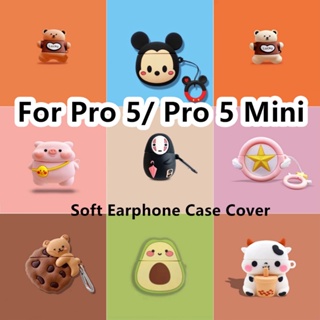 【จ่ายตรง】เคสหูฟัง แบบนิ่ม ลายการ์ตูน สําหรับ Pro 5 Pro 5 Mini NO.1