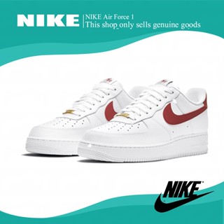 รองเท้า NIKE Air Force 1 Low Team Red ของแท้100%