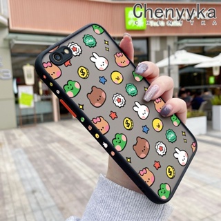 สําหรับ iPhone 6 6 Plus 6s 6s Plus เคส การ์ตูนสัตว์น้อย บาง ฝ้า ใส ขอบสี่เหลี่ยม กันกระแทก เคส รูปแบบ ซิลิโคนนิ่ม