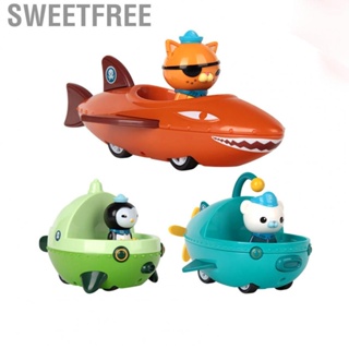 Sweetfree Children Cartoon Pull Back Car Boys Cute Exquisite Vehicle Model Toy Birthday Gift Decoration