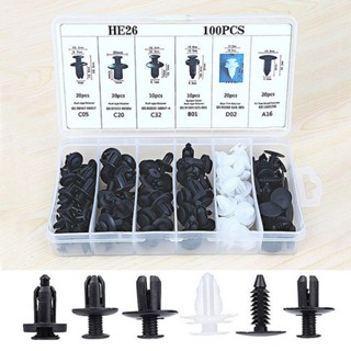 ⚡READYSTOCK⚡Car Rivets Roof lining Screw Push pins Door Trim Fender Radiator Shield