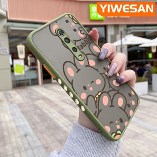 สําหรับ Xiaomi MI 9T Pro Redmi K20 Pro เคสการ์ตูนกระต่ายน่ารัก แฟชั่น ฝ้า เคสโทรศัพท์แข็ง ขอบซิลิโคนนิ่ม เคสกันกระแทก