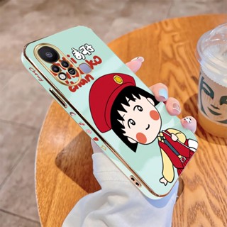 เคสโทรศัพท์มือถือนิ่ม ขอบสี่เหลี่ยม พิมพ์ลายเชอร์รี่ มีทบอล หรูหรา สําหรับ Infinix Hot 11 11S NFC Hot 8 9 10 Play 10i 10S