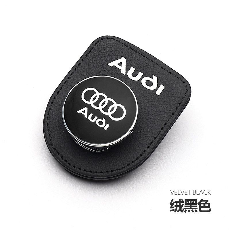 เหมาะสําหรับ Audi Audi All Series คลิปแว่นตารถ A4L/A6/Q5/Q3/A3/Q7/Q2 รถผู้ถือบัตรกล่องเก็บแว่นตากันแ