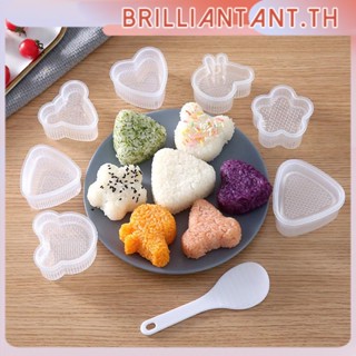 การ์ตูนน่ารัก DIY ซูชิ Bento แม่พิมพ์ญี่ปุ่น Onigiri แม่พิมพ์ซูชิ Non Stick ข้าวปั้น Bento เครื่องมือ Gadgets ครัว