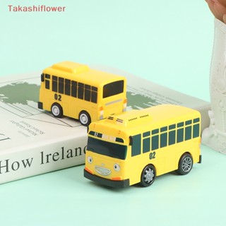 (Takashiflower) ชุดของเล่นรถบัส Tayo The Little Bus เสริมการศึกษาเด็ก 4 ชิ้น