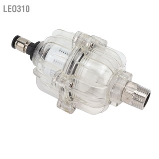 Leo310 AD400 ไส้กรองคอมเพรสเซอร์แอร์แบบใส 1/2 นิ้ว วาล์วระบายน้ำมันอัตโนมัติ 0.3‑1.2MPa