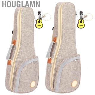 Houglamn Cotton Linen Bag  Soft and Fluffy Ukulele with Pendant for Musical Instrument Holder Show