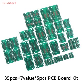 [EruditerT] บอร์ด PCB SMT เปลี่ยนเป็น DIP SOP MSOP SSOP TSSOP SOT23 8 10 14 16 20 5*7 ค่า 35 ชิ้น [ใหม่]