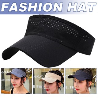 Men Women Adjustable Sun Visor Empty Top Golf Sports Running Summer Cap