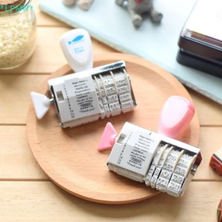 Epmn&gt; ใหม่ ลูกกลิ้งแสตมป์หมึก แบบพกพา สําหรับทําสมุดภาพ การ์ด DIY