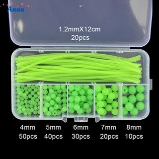 【Anna】Luminous beads 171Pcs 5-8mm Round Glow Rig Sea Fishing Floating Tackles