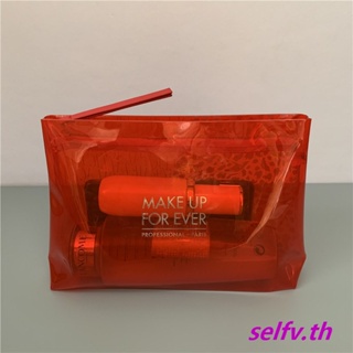 ขายดี พร้อมส่ง~Meikefei กระเป๋าเครื่องสําอาง แบบใส ขนาดเล็ก จุของได้เยอะ แบบพกพา กันน้ํา สําหรับผู้หญิง 2022