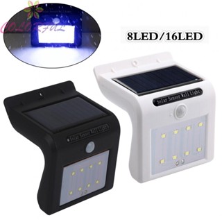 【COLORFUL】Energy Saving LED Solar Wall Light Outdoor Lamp Motion Sensor Spotlight