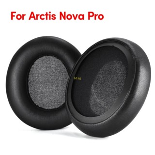 Btsg แผ่นครอบหูฟัง แบบยืดหยุ่น สําหรับ Arctis Nova Pro