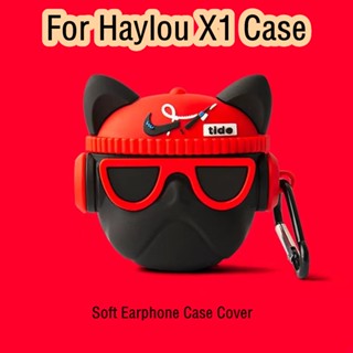 【พร้อมส่ง】เคสหูฟัง แบบนิ่ม กันกระแทก ลายการ์ตูน สําหรับ Haylou X1 Haylou X1