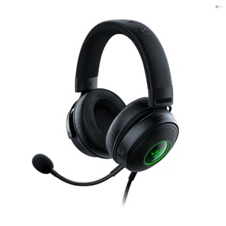 [พร้อมส่ง] Razer V3 Chroma RGB ชุดหูฟังเล่นเกม แบบใช้สาย USB พร้อมไมโครโฟนคาร์ดิออยด์ ถอดออกได้