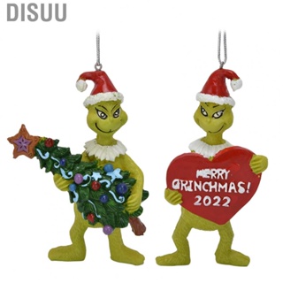 Disuu Christmas Ornament  Durable Green Monster for Home Decoration Bedroom Office