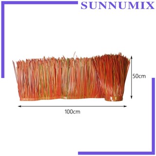 [Sunnimix] ร่มหลังคาประดิษฐ์ PE กันน้ํา ทนทาน 100x50 ซม. สําหรับกลางแจ้ง