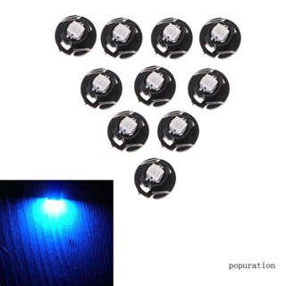 Pop เกจแดชบอร์ดรถยนต์ T3 T4 2 T4 7 5050 1 SMD 12V LED 10 ชิ้น